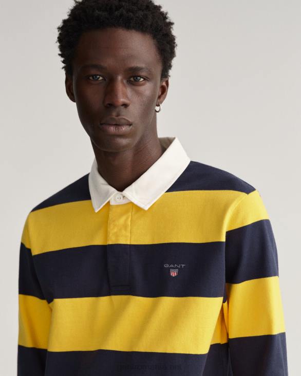 rugger greu cu barstripe 888T219 galben lumina soarelui GANT bărbați