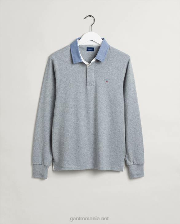 rugger greu original 888T208 melange gri GANT bărbați