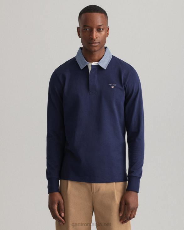 rugger greu original 888T210 albastru de seară GANT bărbați