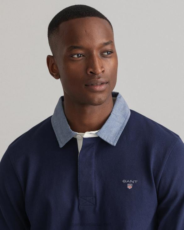 rugger greu original 888T210 albastru de seară GANT bărbați