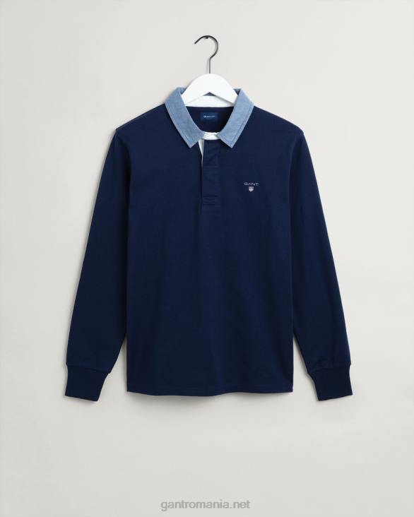 rugger greu original 888T210 albastru de seară GANT bărbați