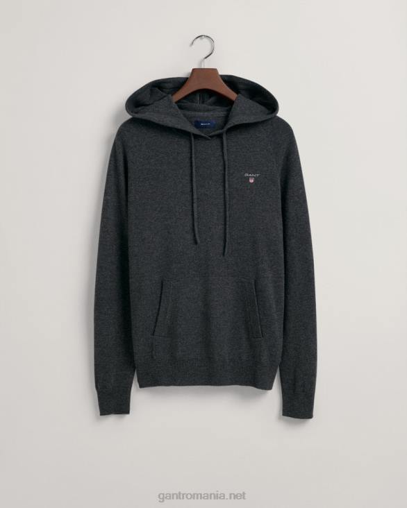 hanorac tricotat 888T357 melange antracit GANT bărbați