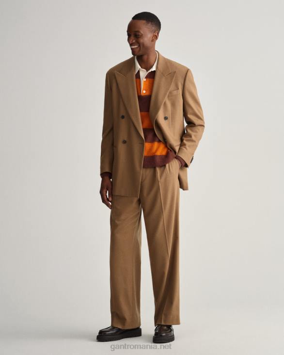 mohair barstripe rug 888T349 portocala aurie GANT bărbați