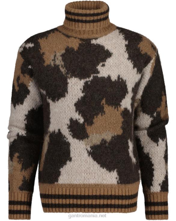 pulover cu guler rulat leopard 888T341 lenjerie GANT bărbați