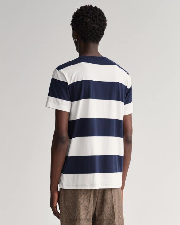 tricou barstripe archive shield 888T198 coaja de ou GANT bărbați