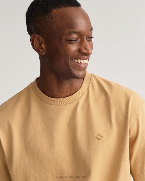 tricou icon g esențial 888T136 bej caramel GANT bărbați