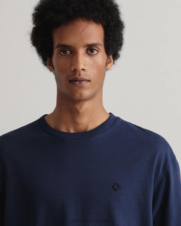 tricou icon g esențial 888T147 albastru de seară GANT bărbați