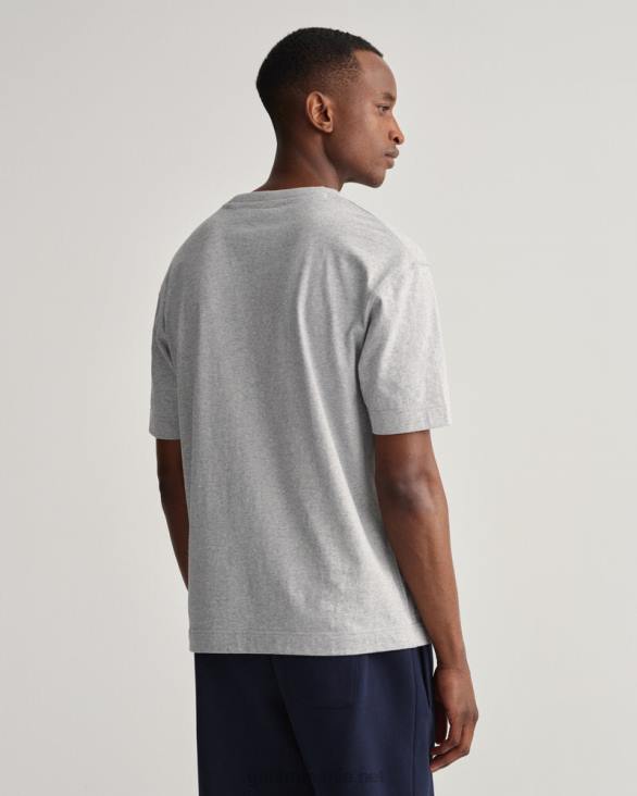 tricou icon g esențial 888T154 melange gri GANT bărbați