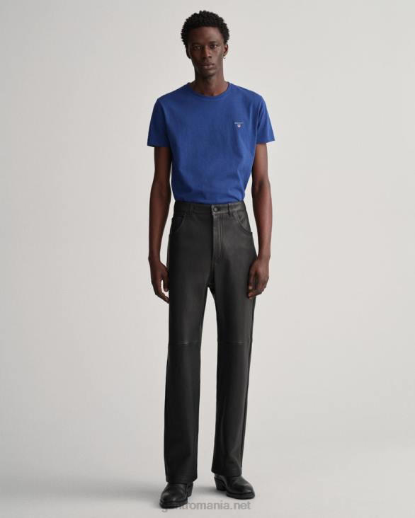 tricou original 888T135 albastru inchis GANT bărbați