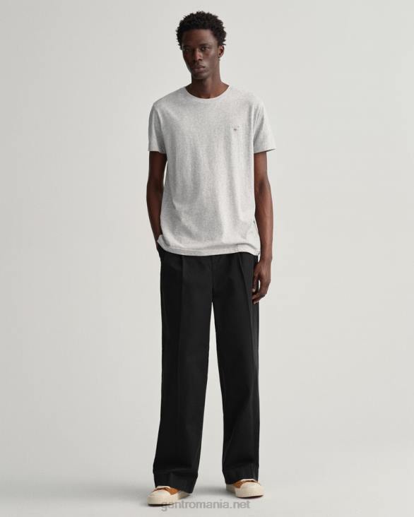 tricou original 888T173 melange gri deschis GANT bărbați