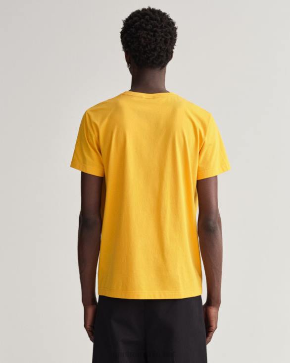 tricou original 888T179 galben citrice GANT bărbați
