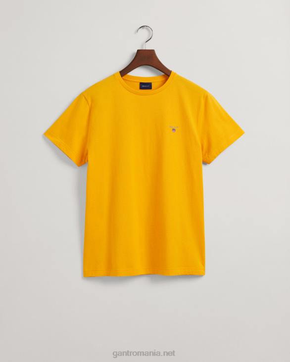 tricou original 888T179 galben citrice GANT bărbați