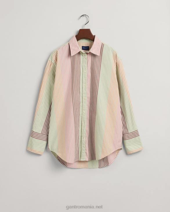 cămașă cu mai multe dungi cu potrivire relaxată 888T589 multicolor GANT femei