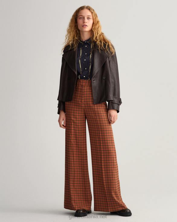 cămașă din vel de bumbac american luxe cu potrivire normală 888T590 albastru de seară GANT femei