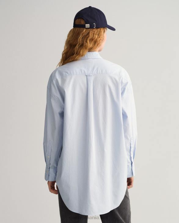 cămașă oxford supradimensionată 888T582 hamptons albastru GANT femei
