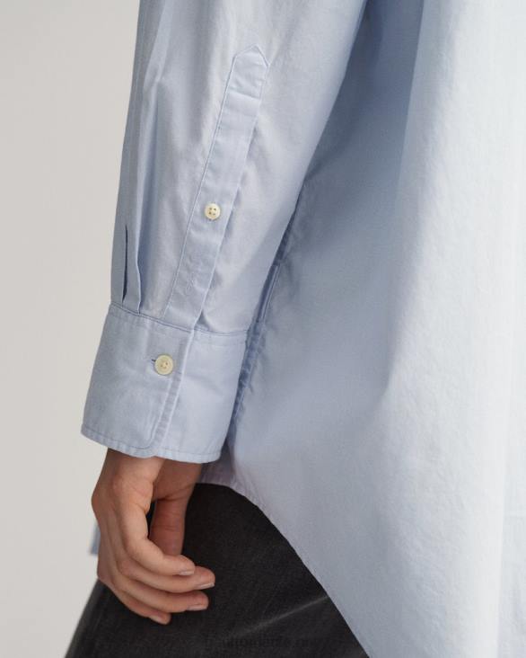 cămașă oxford supradimensionată 888T582 hamptons albastru GANT femei