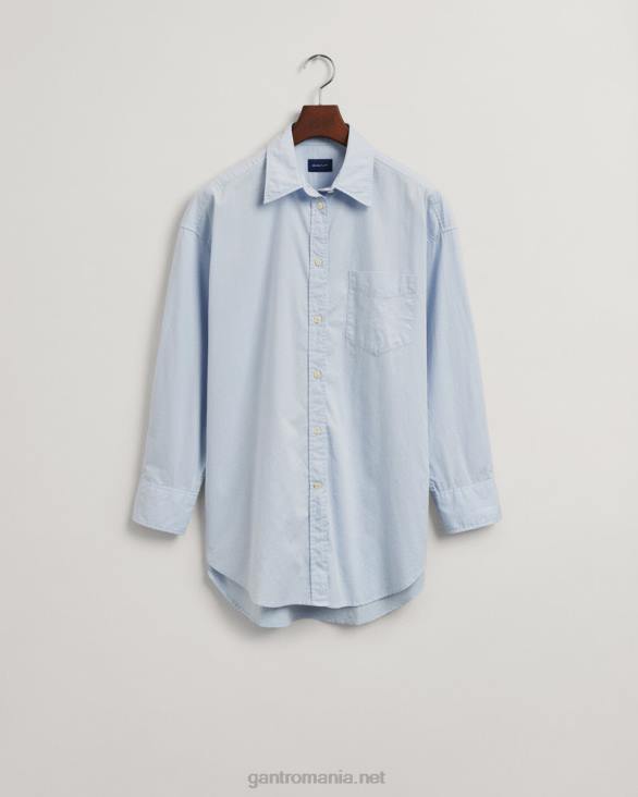cămașă oxford supradimensionată 888T582 hamptons albastru GANT femei