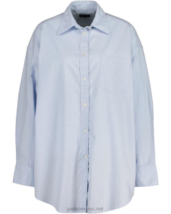 cămașă oxford supradimensionată 888T582 hamptons albastru GANT femei
