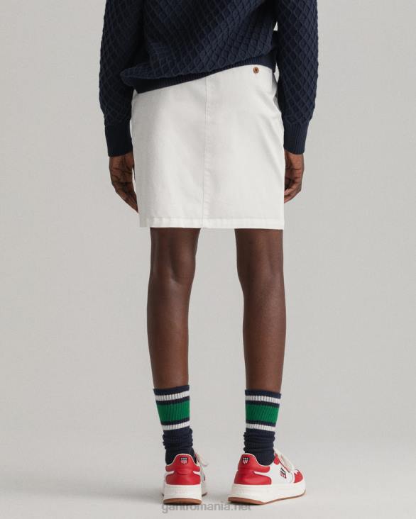 Fusta chino clasică slim fit 888T650 coaja de ou GANT femei