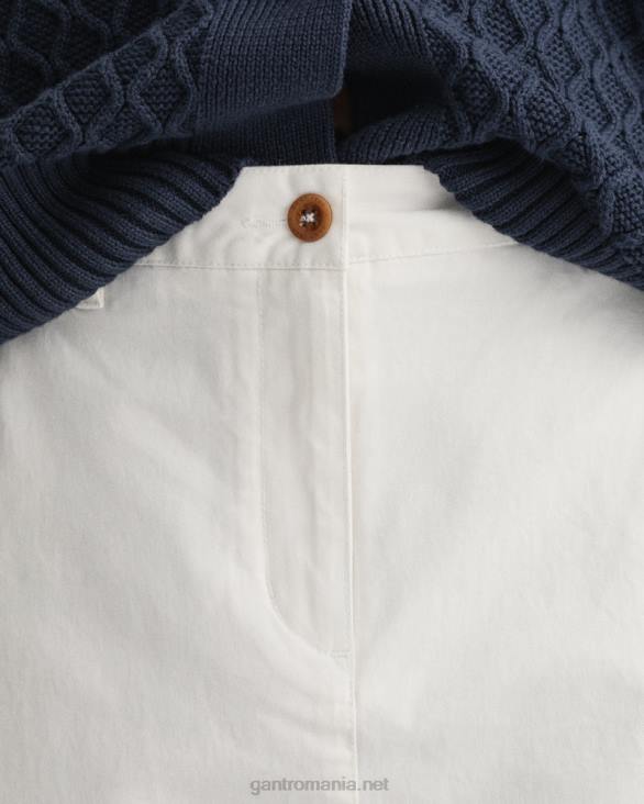 Fusta chino clasică slim fit 888T650 coaja de ou GANT femei