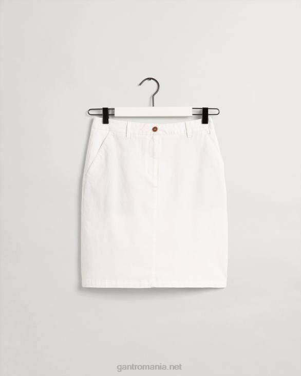 Fusta chino clasică slim fit 888T650 coaja de ou GANT femei