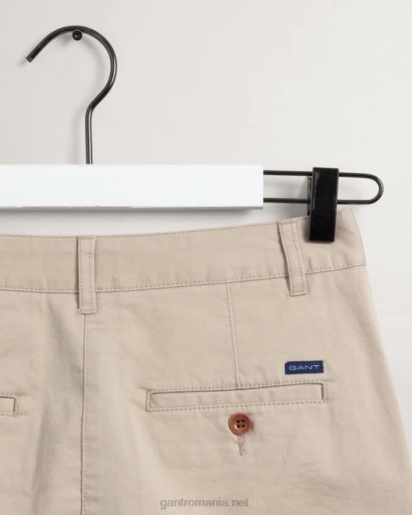 Fusta chino clasică slim fit 888T652 nisip uscat GANT femei
