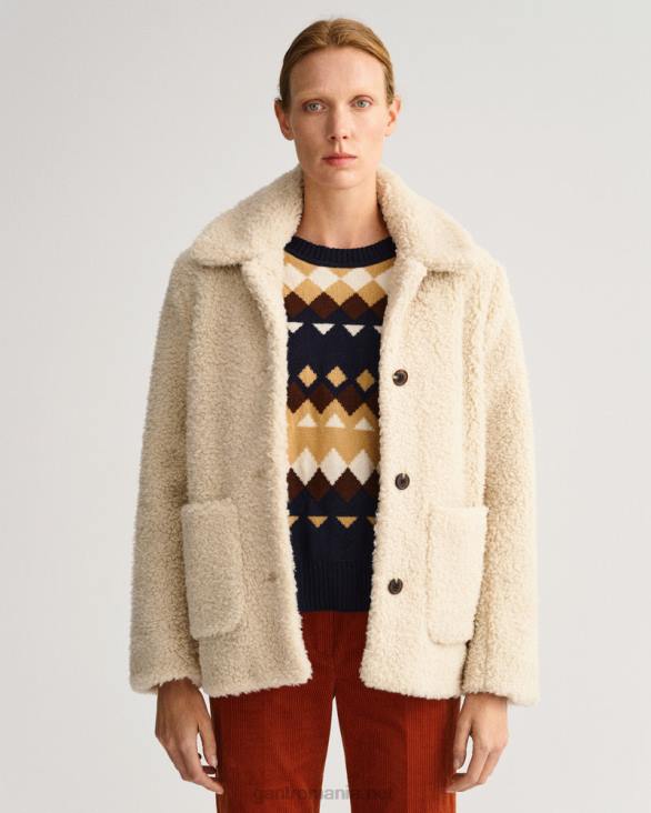 geacă de pluș 888T752 chit GANT femei