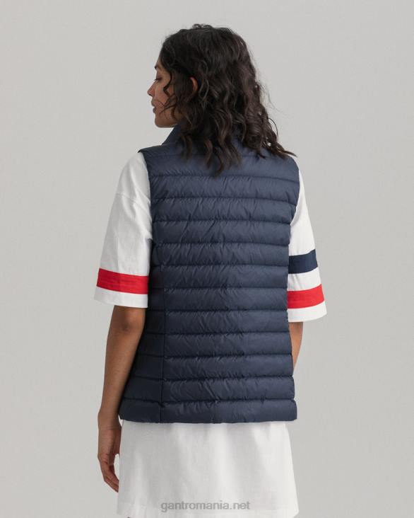 gilet de jos lejer 888T759 albastru de seară GANT femei