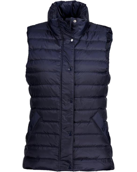 gilet de jos lejer 888T759 albastru de seară GANT femei