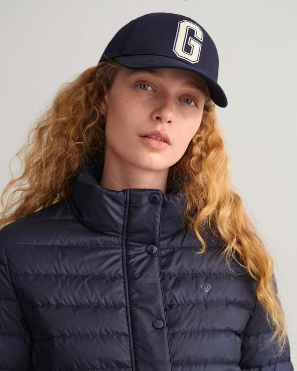 jachetă de puf lejeră 888T764 albastru de seară GANT femei