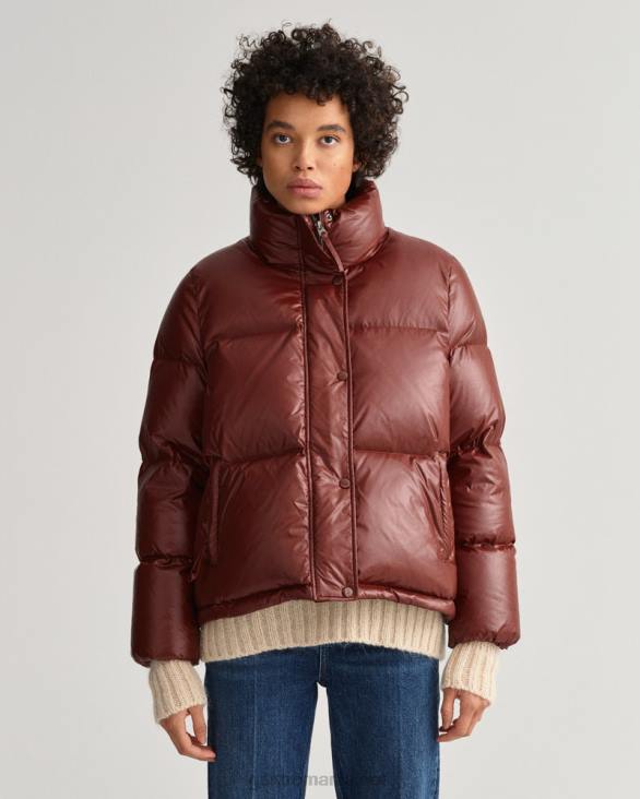 jachetă decupată 888T749 boabe de cacao GANT femei