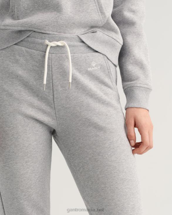 pantaloni de trening cu logo 888T731 melange gri GANT femei