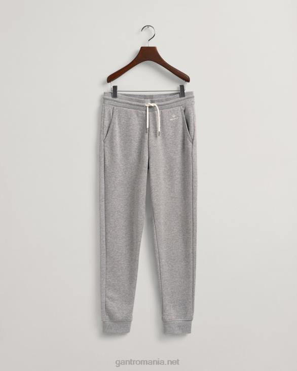 pantaloni de trening cu logo 888T731 melange gri GANT femei