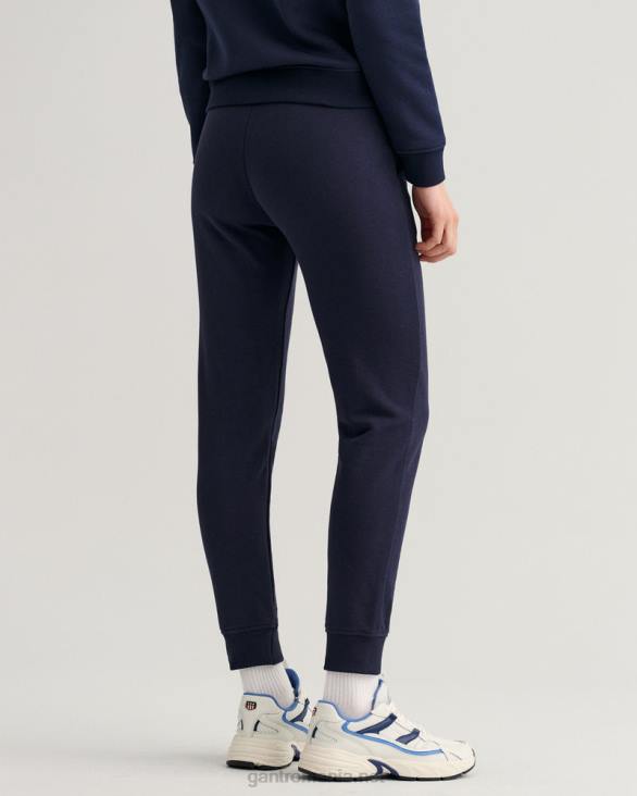 pantaloni de trening cu logo 888T734 albastru de seară GANT femei