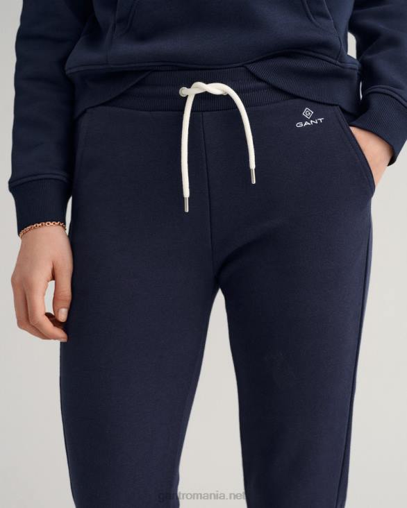 pantaloni de trening cu logo 888T734 albastru de seară GANT femei