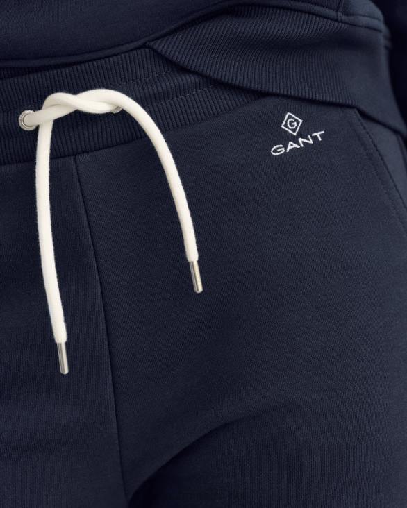 pantaloni de trening cu logo 888T734 albastru de seară GANT femei