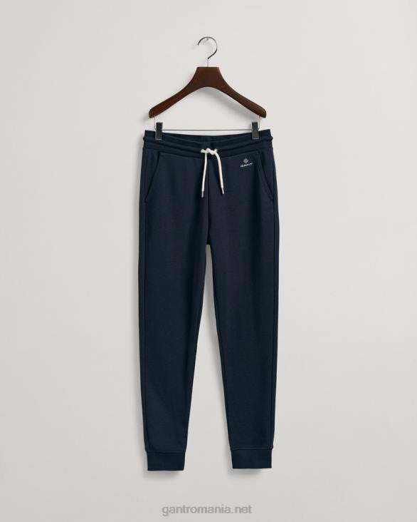 pantaloni de trening cu logo 888T734 albastru de seară GANT femei