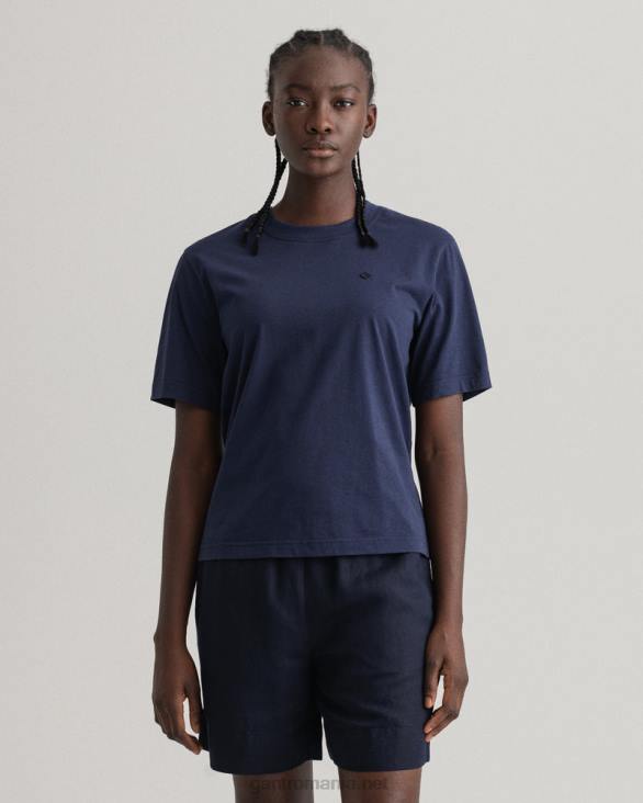 tricou icon g esențial 888T604 albastru de seară GANT femei