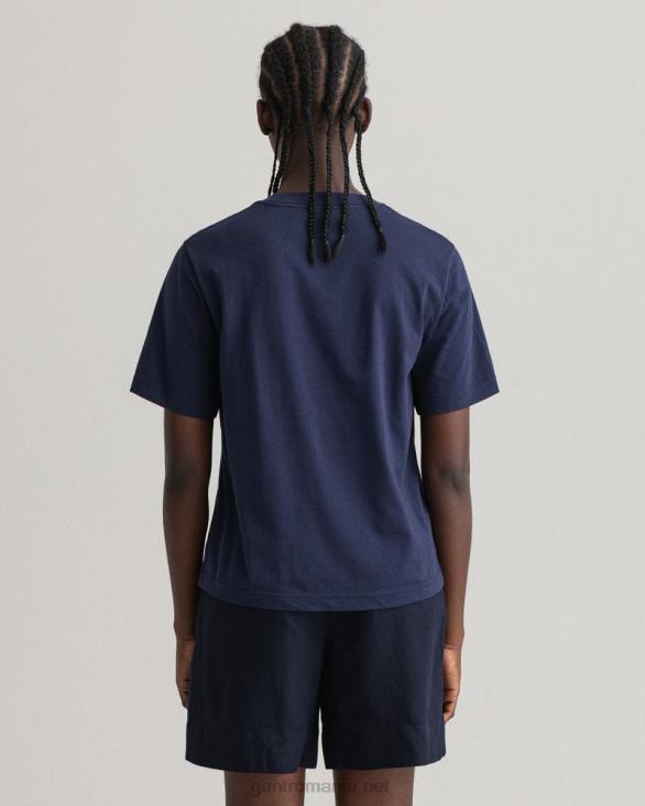 tricou icon g esențial 888T604 albastru de seară GANT femei