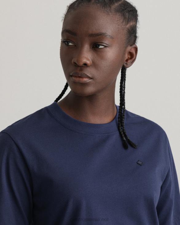 tricou icon g esențial 888T604 albastru de seară GANT femei