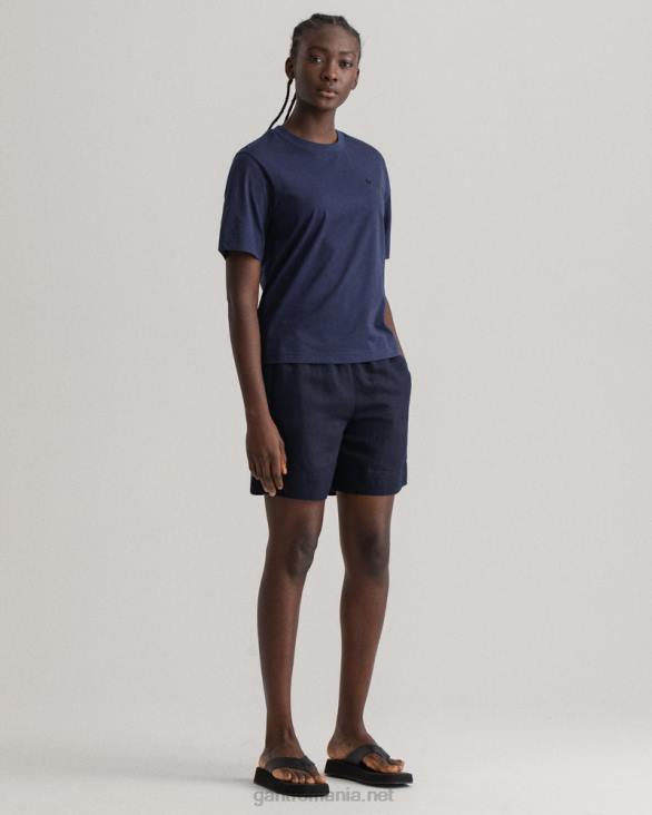 tricou icon g esențial 888T604 albastru de seară GANT femei