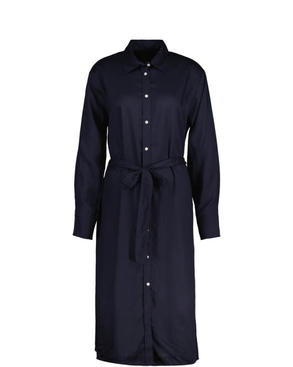 rochie cămașă în formă de a 888T646 albastru de seară GANT femei