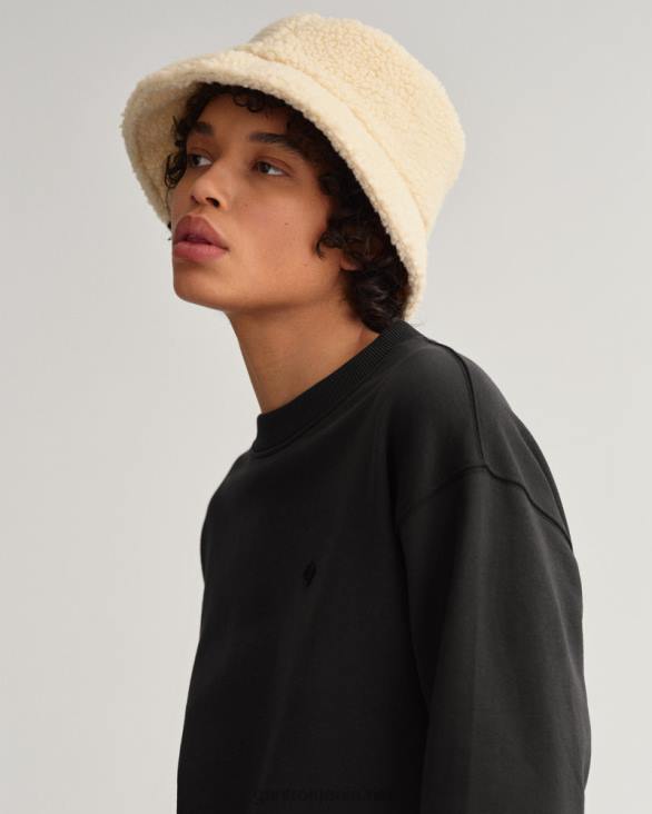 hanorac icon g essential cu gâtul rotund 888T717 negru de abanos GANT femei