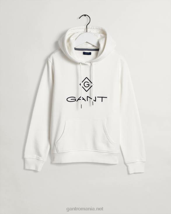 hanorac transpirat cu logo 888T728 coaja de ou GANT femei