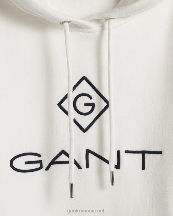 hanorac transpirat cu logo 888T728 coaja de ou GANT femei