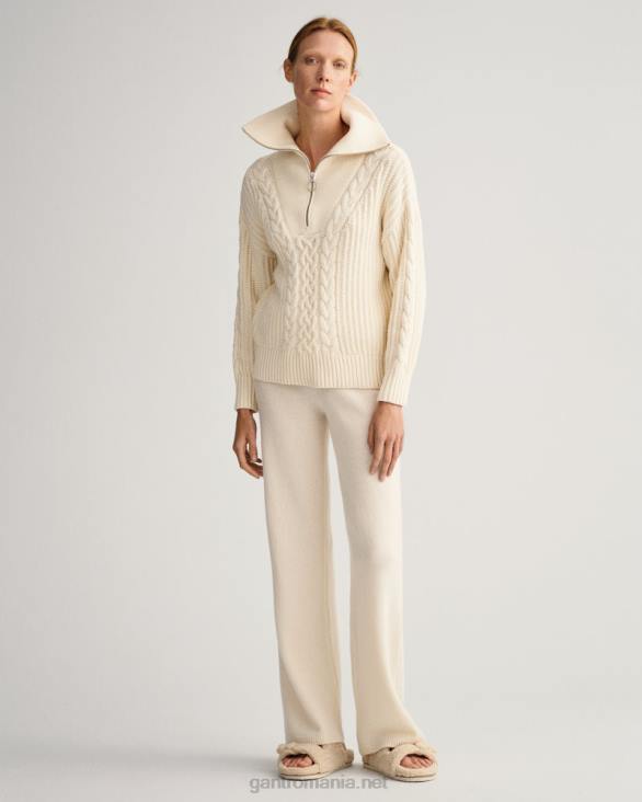 pantaloni de lounge 888T675 cremă GANT femei