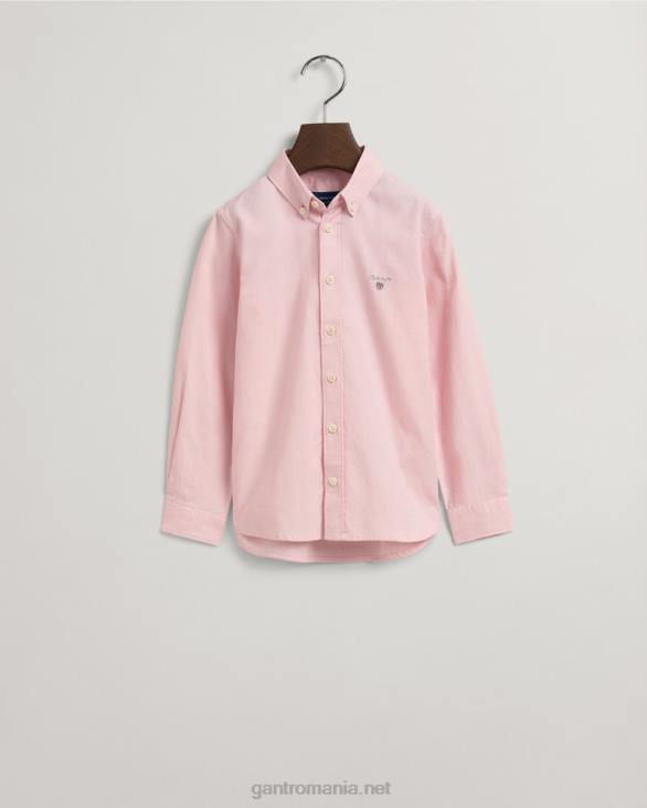 cămașă oxford de arhivă pentru copii 888T834 roz preppy GANT tineret