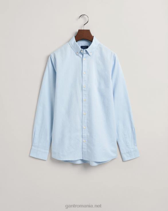 cămașă oxford pentru adolescenți 888T837 albastru capri GANT tineret