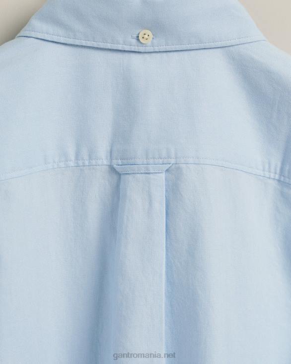 cămașă oxford pentru adolescenți 888T837 albastru capri GANT tineret