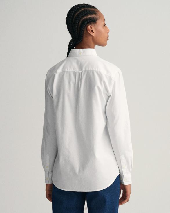 cămașă oxford pentru adolescenți 888T839 alb GANT tineret